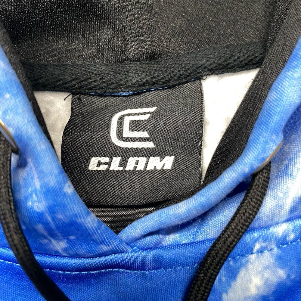 Clam Ice Armor Fishing Hoodie S Big Tooth Tackle Quick Set Polar Jason Mitchell - Picture 6 of 12